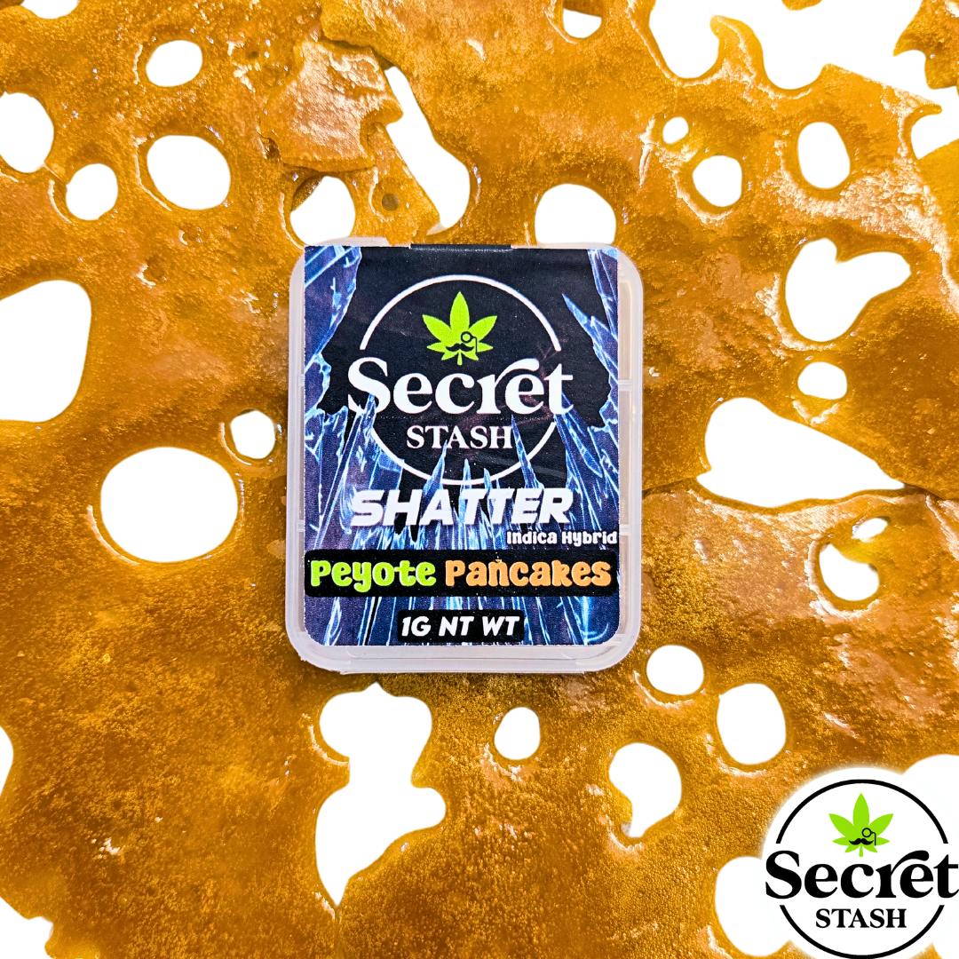 Secret Stash | Shatter | Peyote Pancakes | 1g - Secret Stash