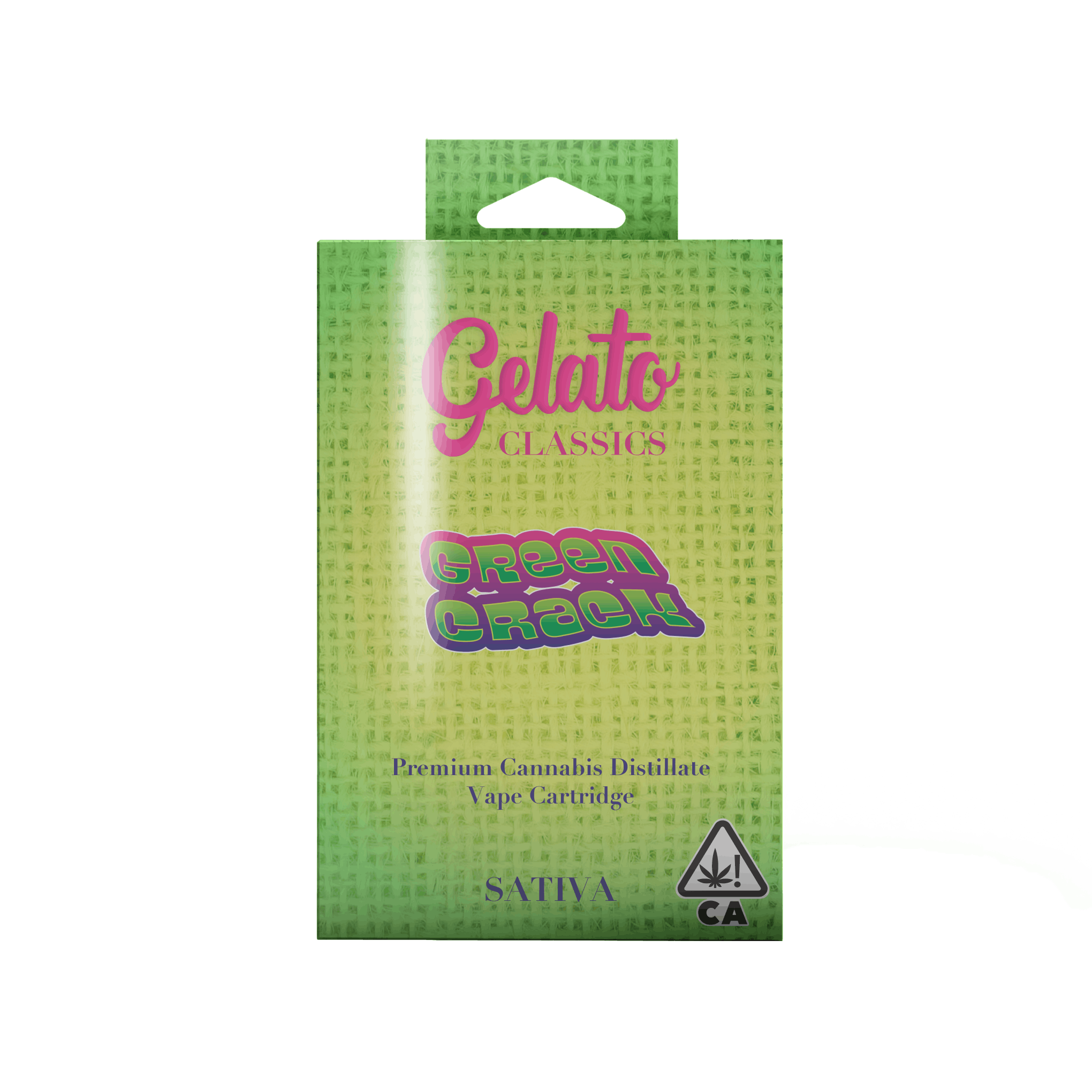 Green Crack 1g Classics Cart - Gelato