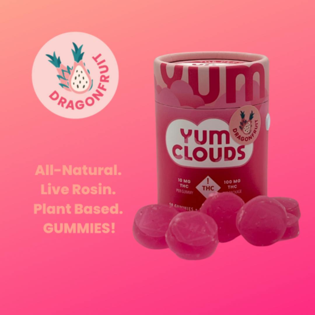 Dragon Fruit Live Rosin Gummy 10mg / 100mg THC