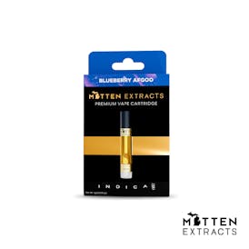 Mitten Extracts - Blueberry Afgoo 1g Vape Cartridge (Indica)