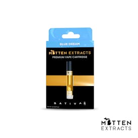 Mitten Extracts - Blue Dream 1g Vape Cartridge (Sativa)