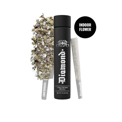 Heavy Hitters - Gumbo | Indica - Diamond THCA-Infused Pre-Roll - 1G Joint