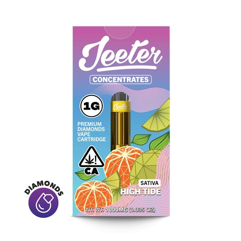 Jeeter High Tide · Premium Diamonds Cartridge · 1g, Cartridges