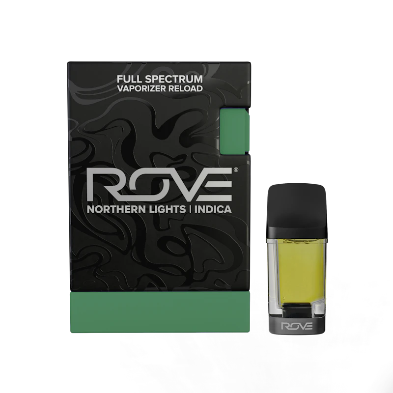 Rove Northern Lights · Melted Diamond Live Resin Vaporizer · .85g (Reload) - NV, Cartridges