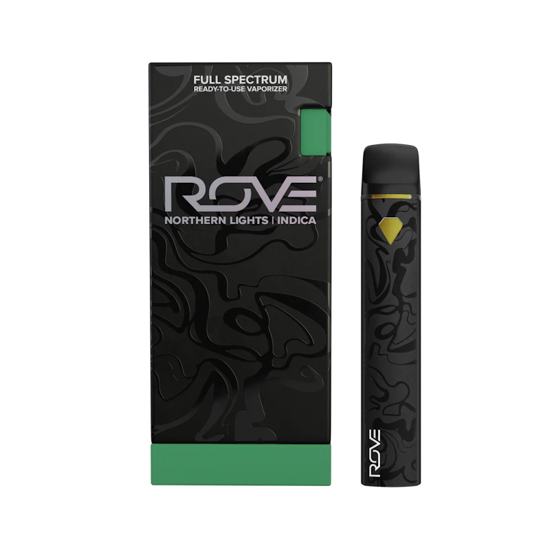Rove Northern Lights · Melted Diamond Live Resin Vaporizer · .85g (RTU) NV, Disposables