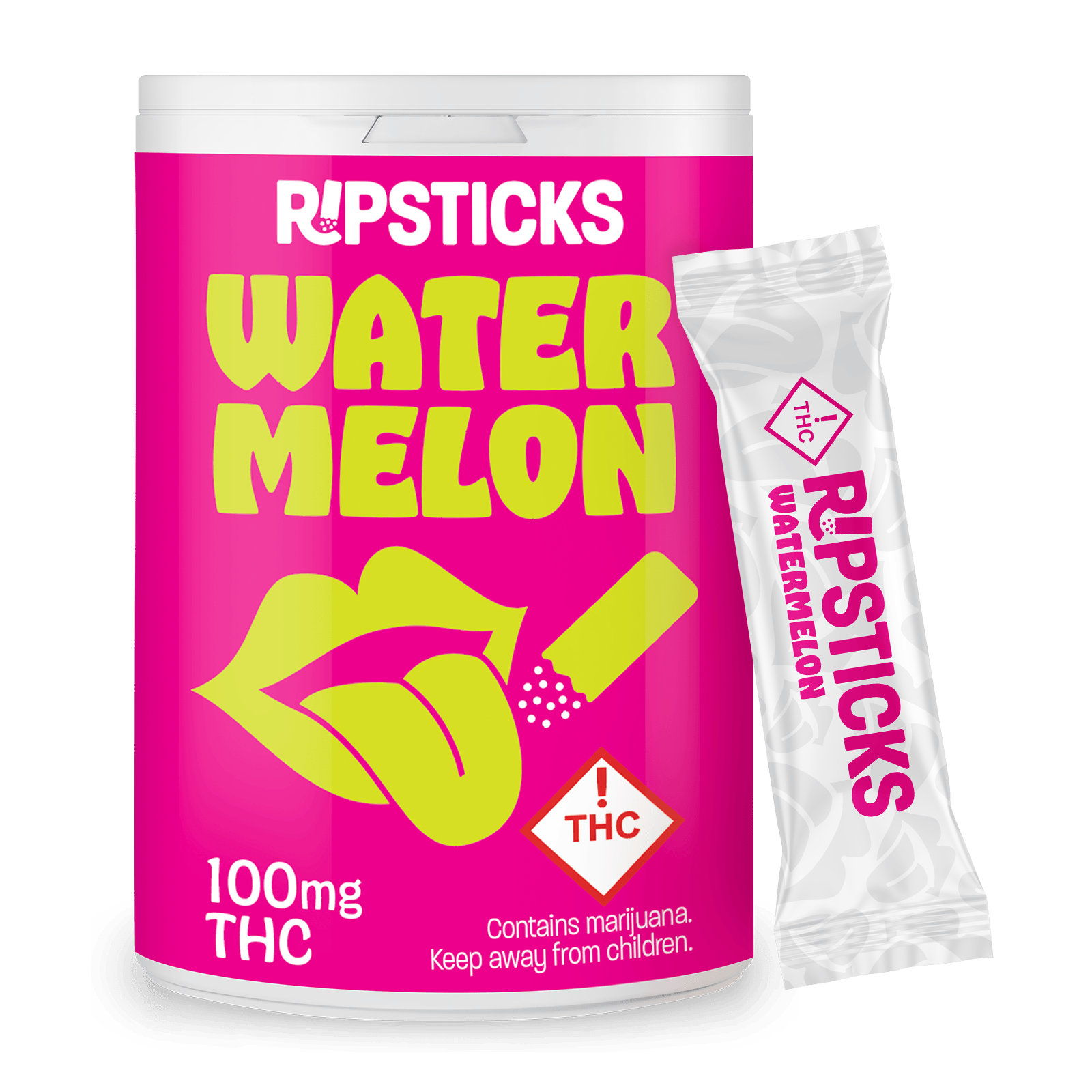 Watermelon Ripsticks 100mg at Roots Rx Basalt Dispensary