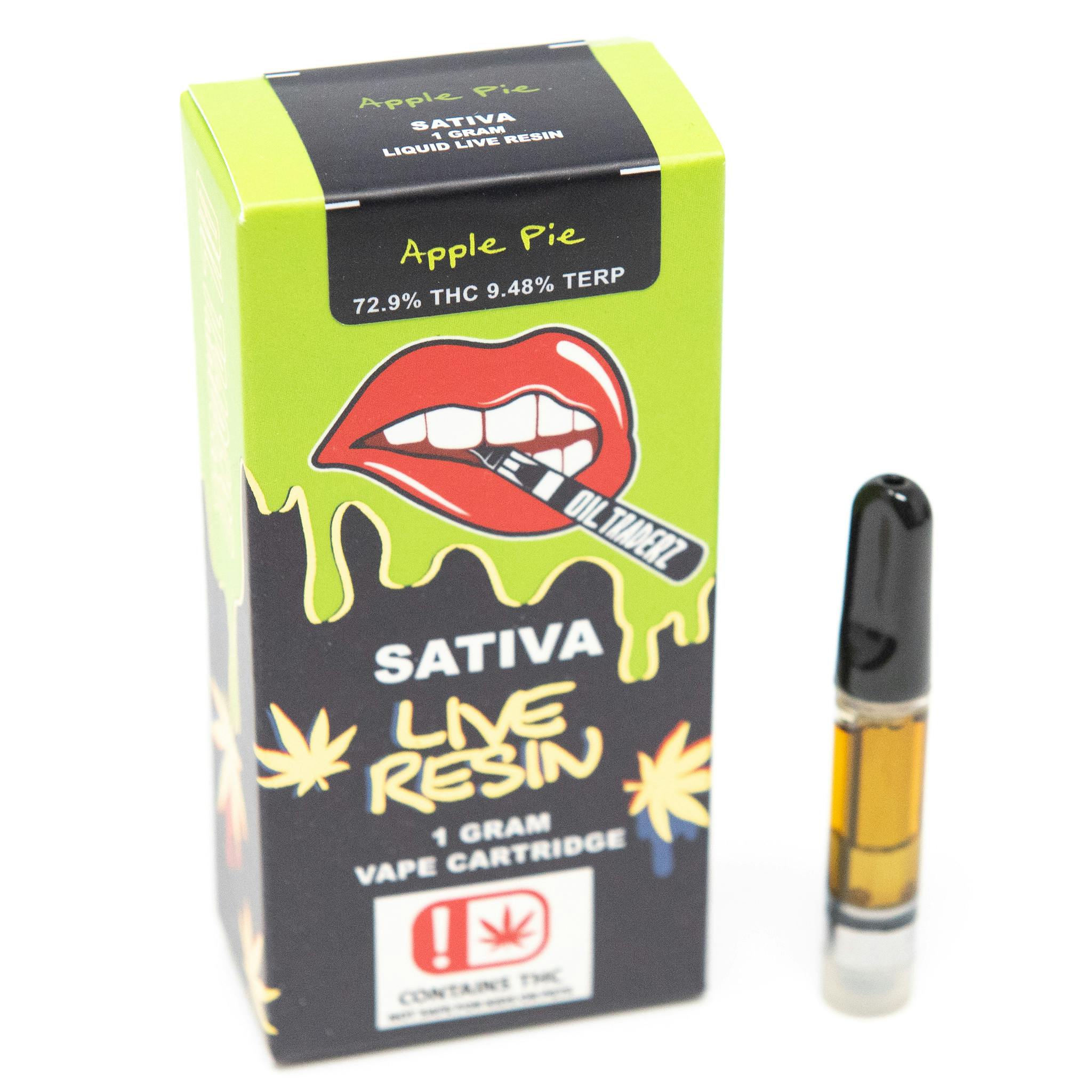 1g Apple Punch Live Resin Cartridge - Oil Traderz (Sativa)