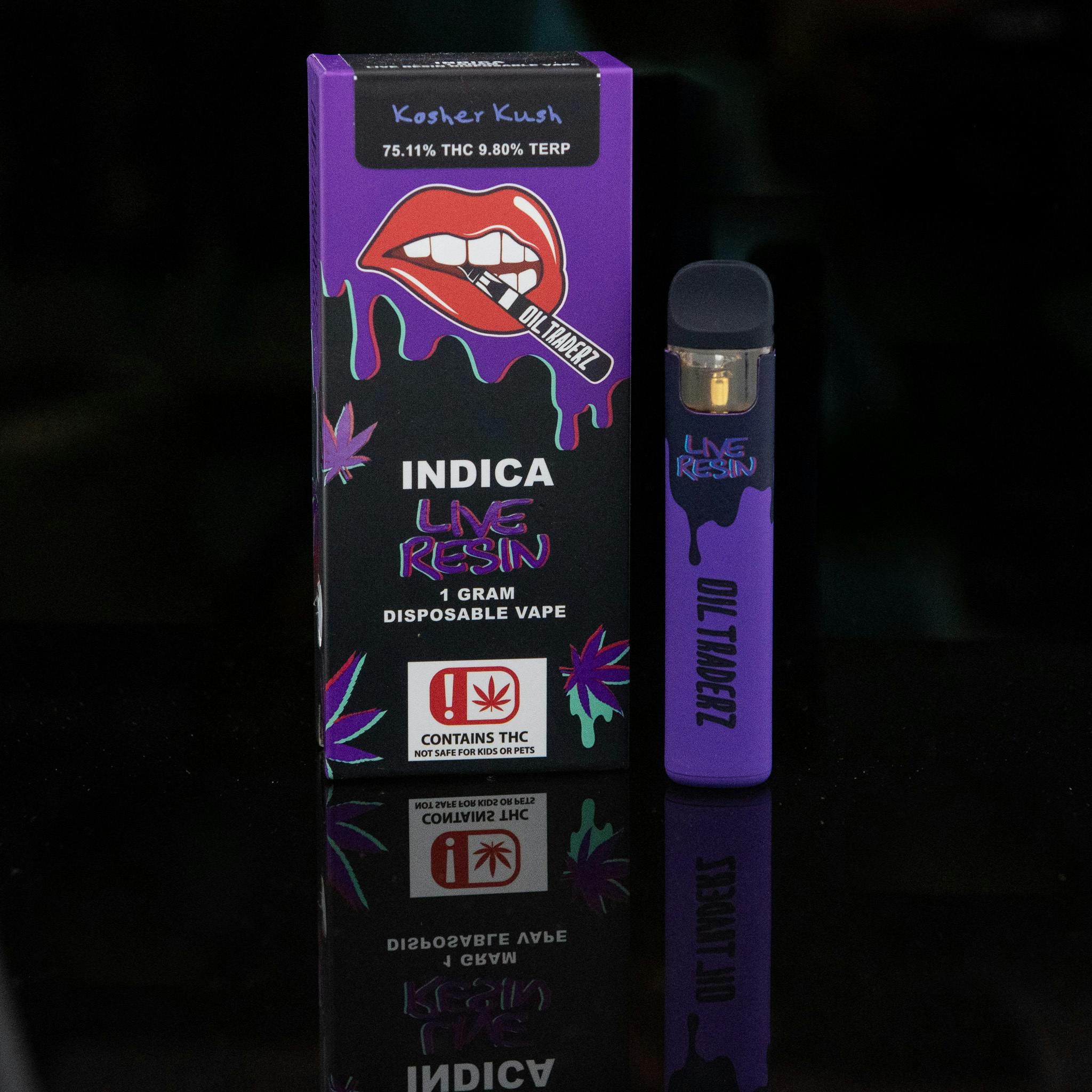 1g Lemon Cake Live Resin Disposable - Oil Traderz (Indica)