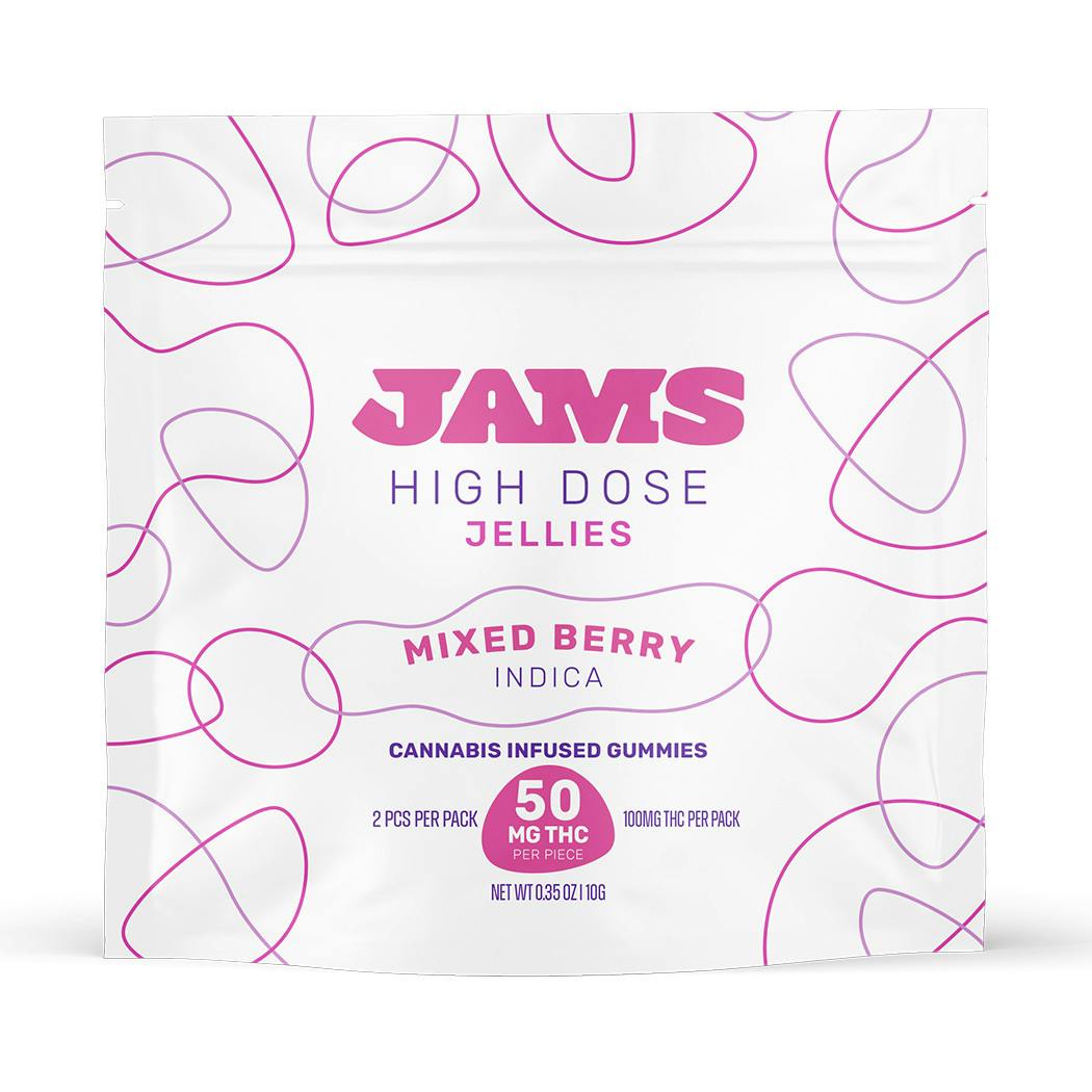 High Dose Mixed Berry Jellies 100mg | 2pk