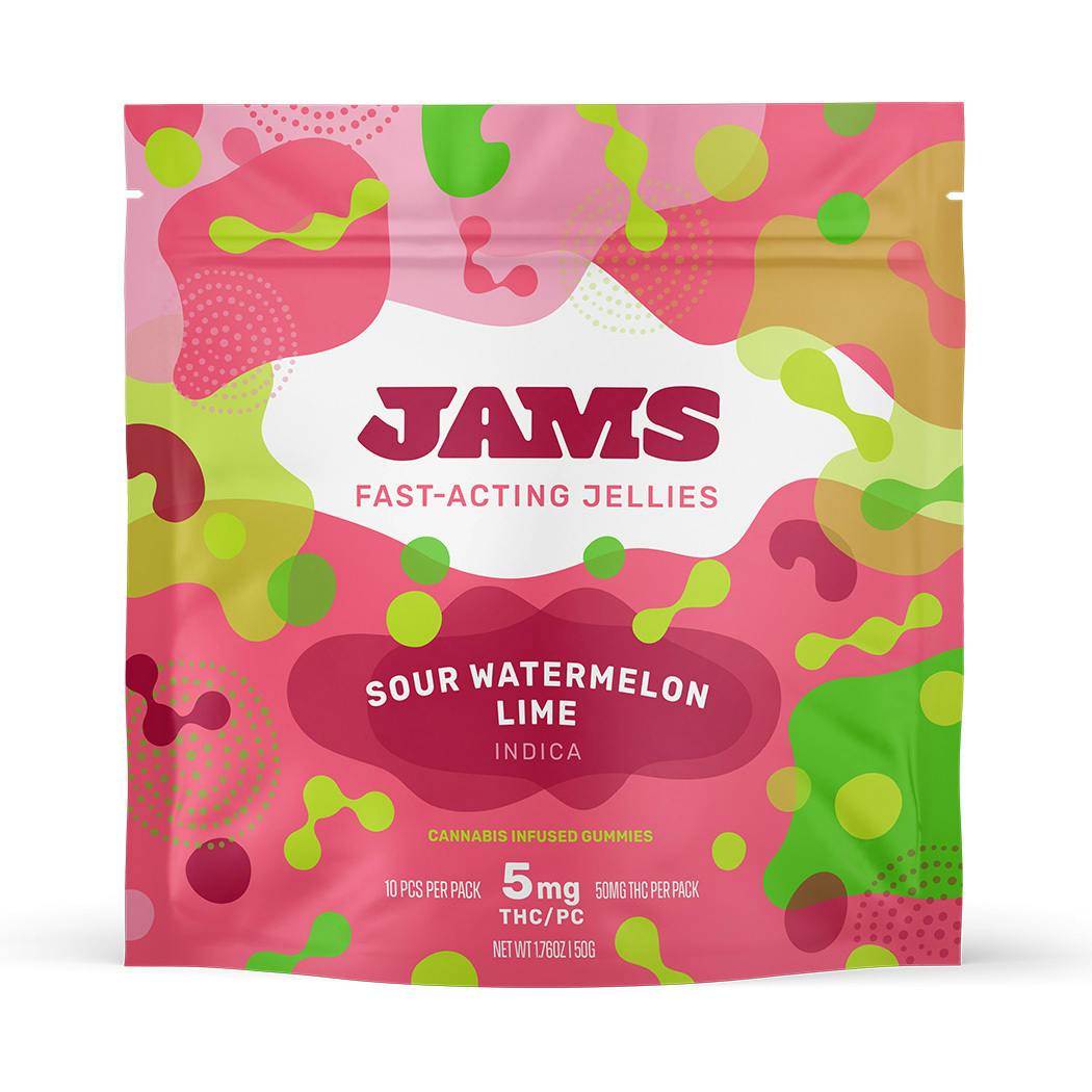 Fast acting Jellies - Sour Watermelon Lime 50mg | 10pk