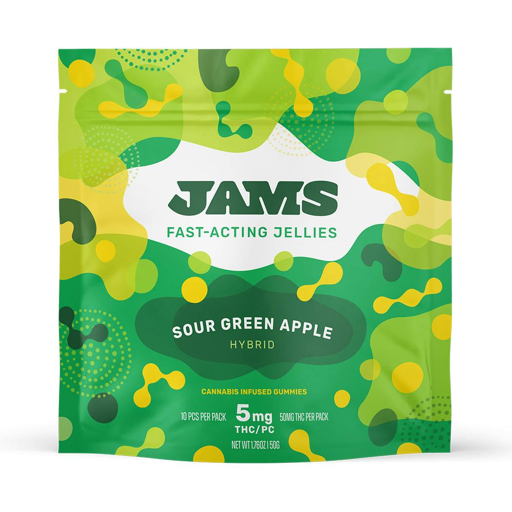 Fast Acting Jellies - Sour Green Apple 50mg | 10pk