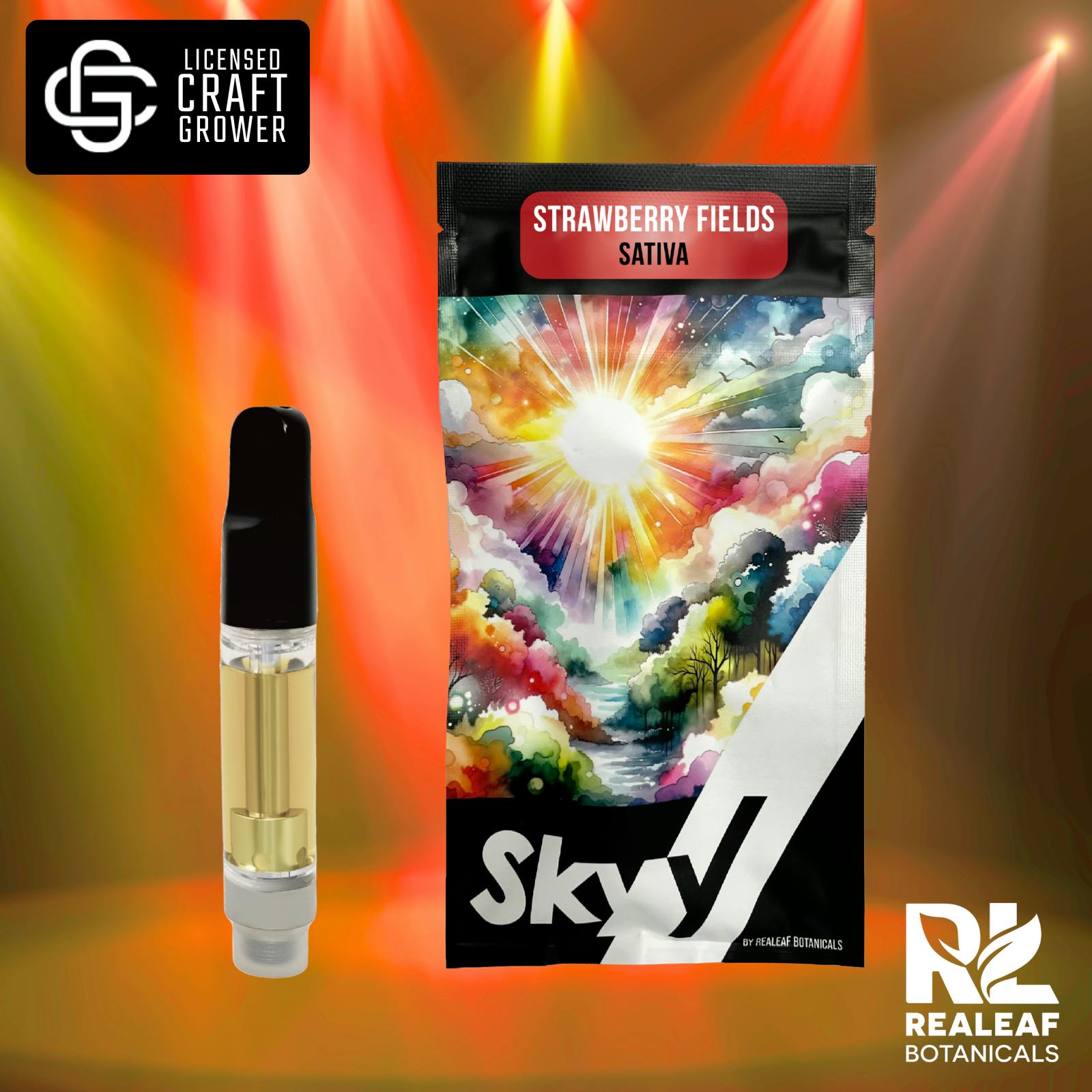 Strawberry Fields Vape Cartridge 1.0g