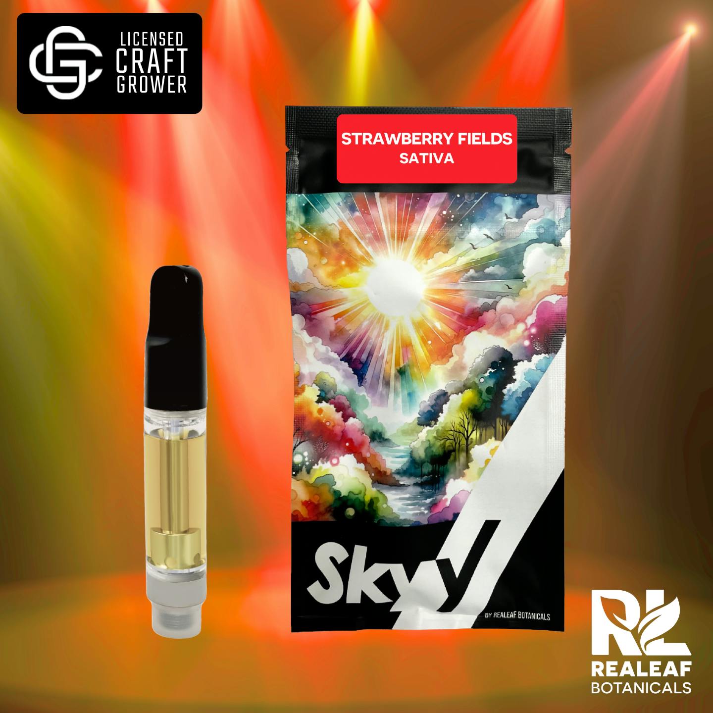 Strawberry Fields Vape Cartridge 1.0g