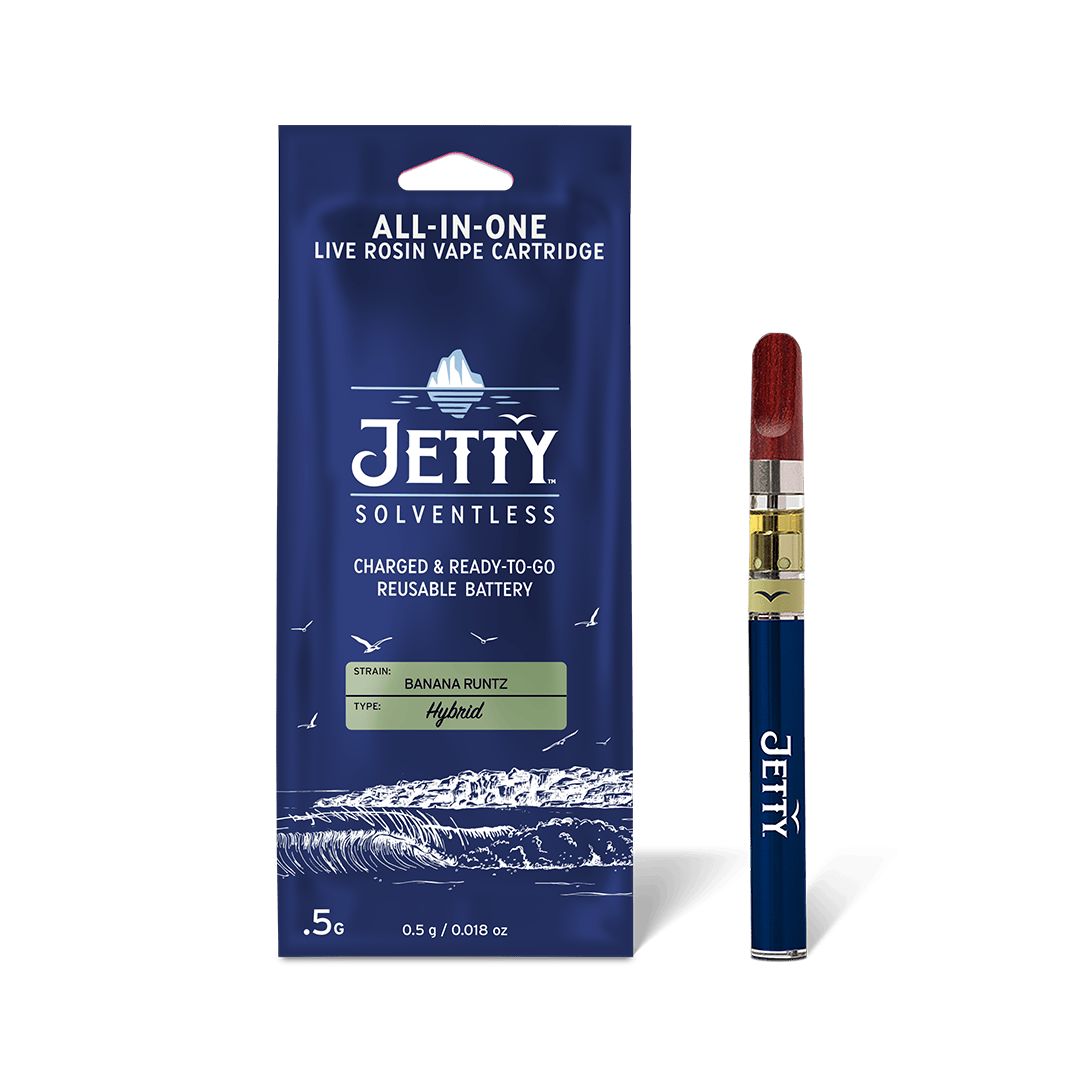 NY Banana Runtz | Live Rosin Disposable | 0.5g by Jetty Extracts