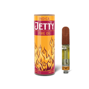 JETTY EXTRACTS - Fire OG - HIGH THC - Cart - 1g