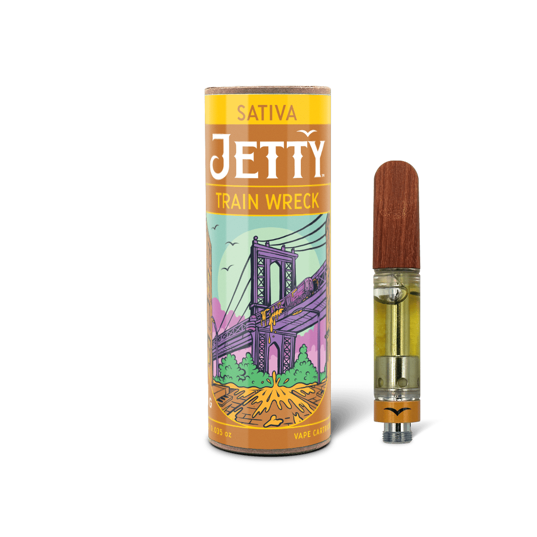 NY Trainwreck | Distillate Cartridge | 1g by Jetty Extracts
