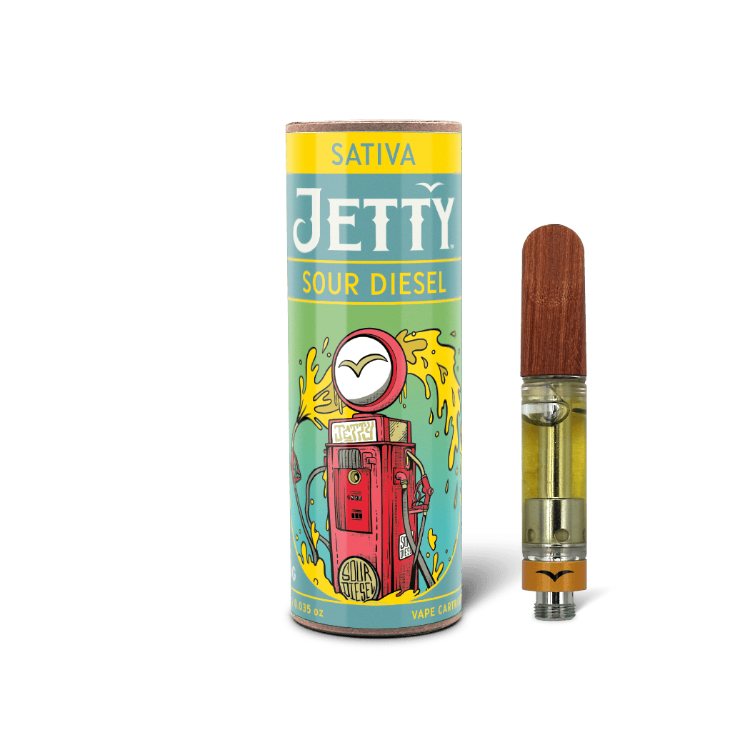 NY Sour Diesel | Distillate Cartridge | 1g by Jetty Extracts