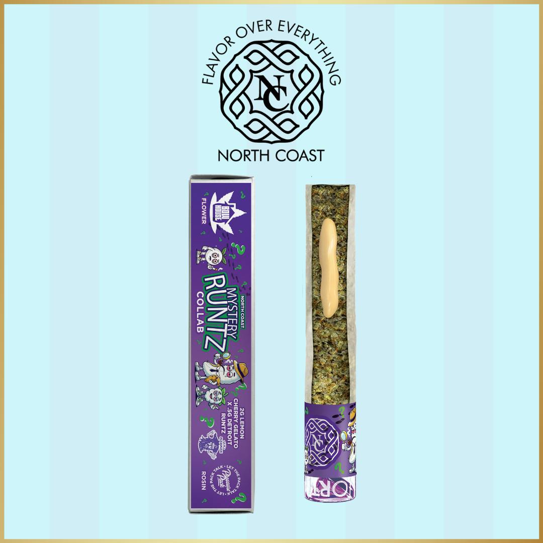 North Coast Mystery Runtz Rice Paper Donut 2.5g