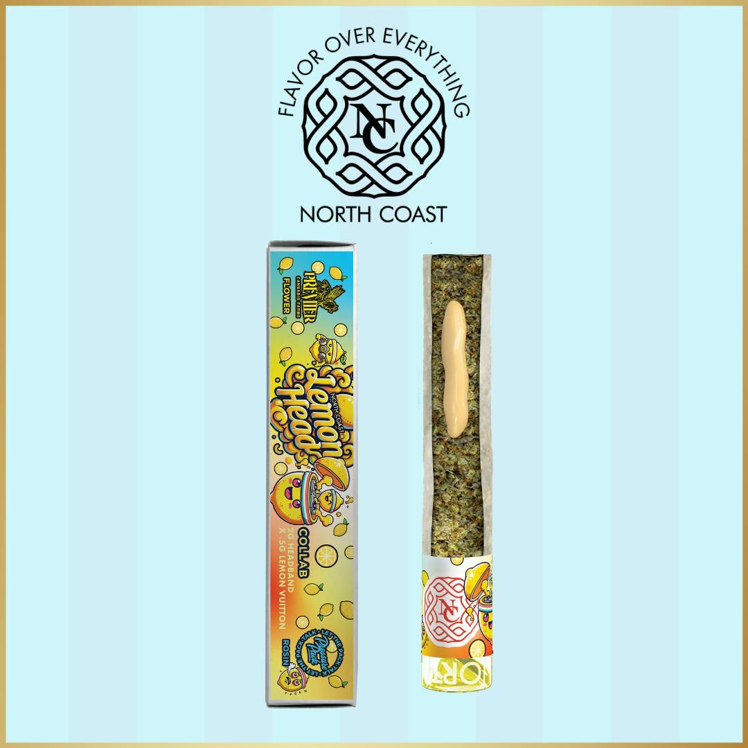 North Coast Lemon Head Rice Paper Donut 2.5g