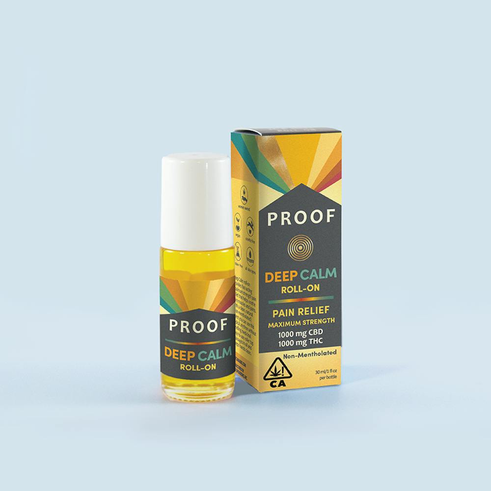 Proof | Deep Calm Roll-On (30ml) at Ramona Cannabis Company - Dispensary in Ramona