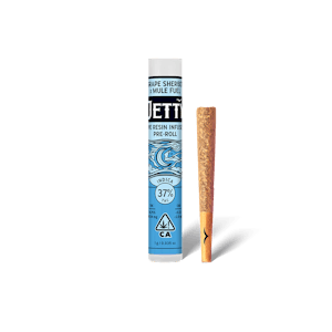 JETTY EXTRACTS - Jetty 1g Grape Sherbet X Mule Fuel Live Resin Pre-Roll