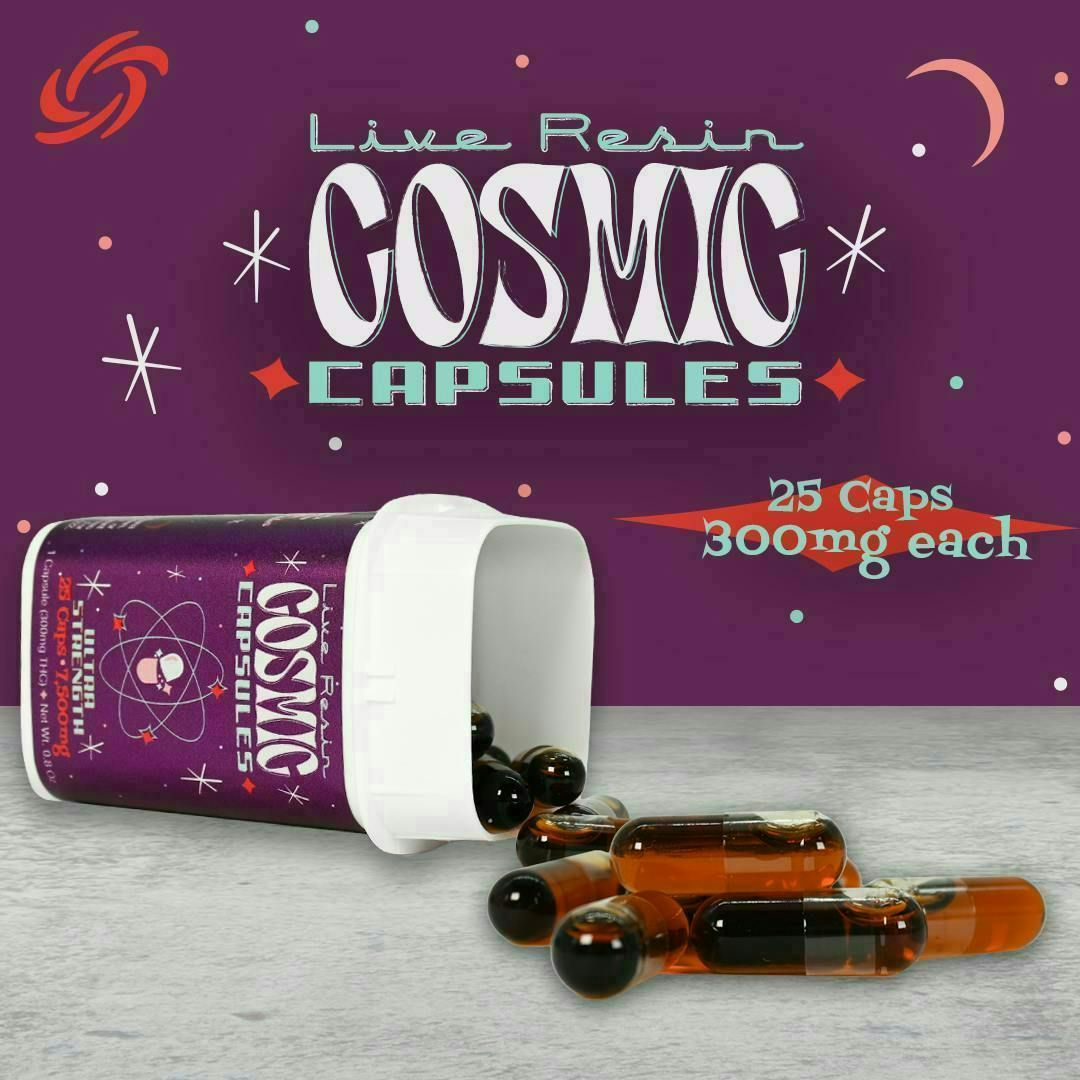 Tribe | Cosmic Capsules | Indica | 7500mg | 25ct | 300mg/ea