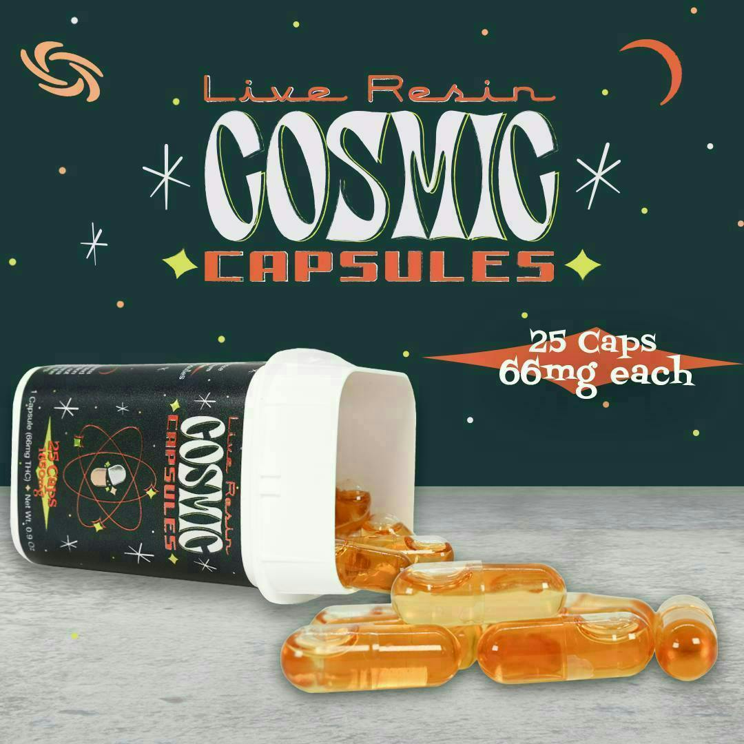 Tribe | Cosmic Capsules | Lemon Creme | 1650mg | 25ct | 66mg/ea