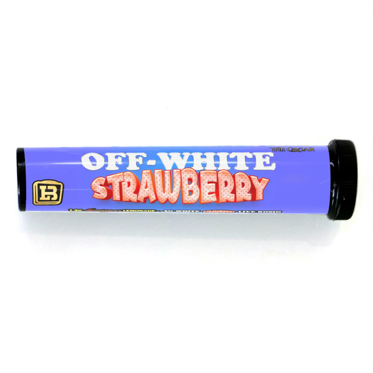 Off White Strawberry Preroll