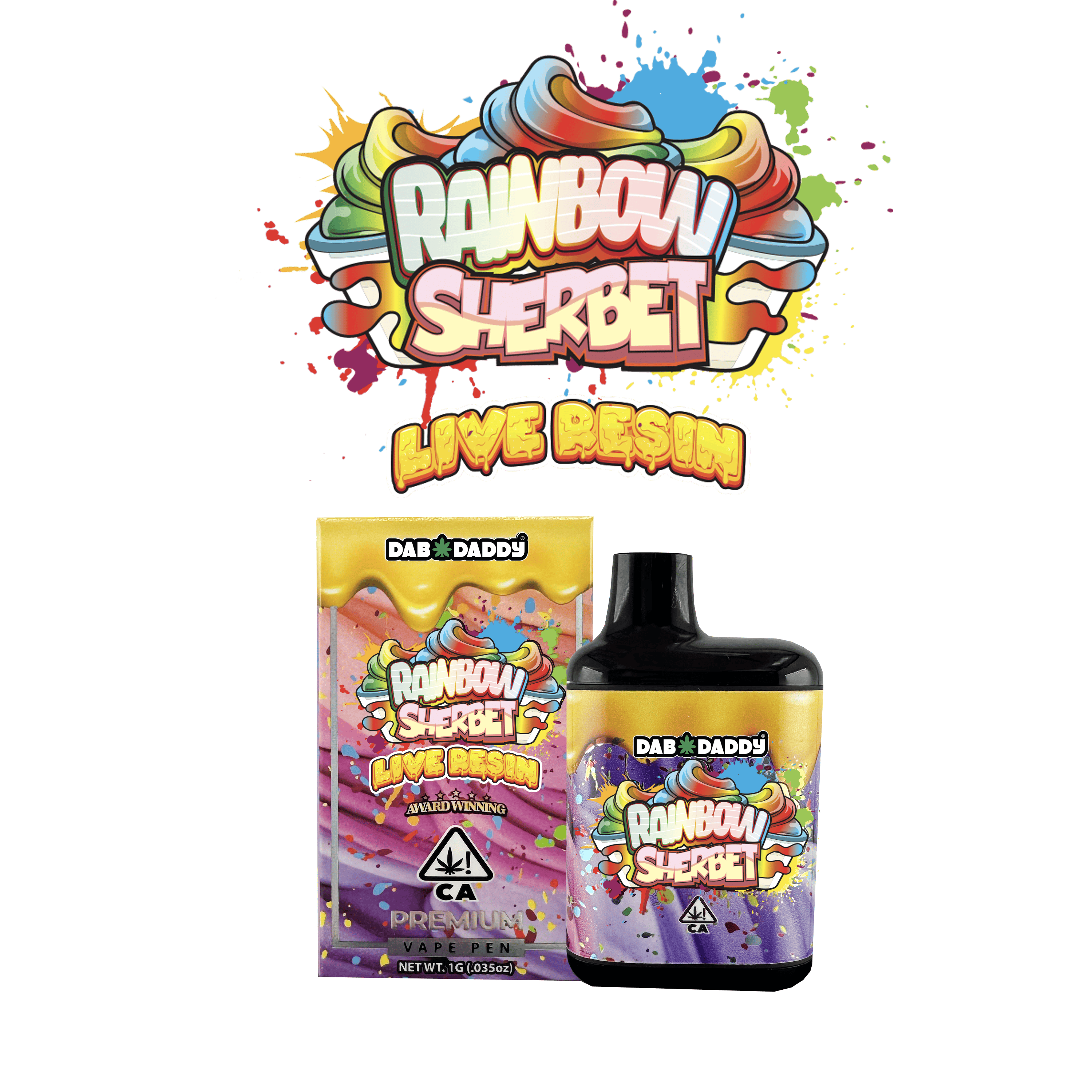 Dab Daddy Ⓡ — Rainbow Sherbet