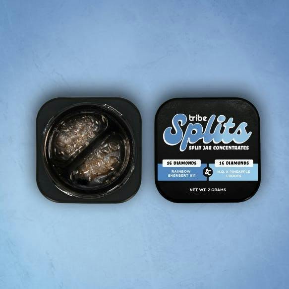 Rainbow Sherbert + Pineapple Froots | Splits Live Diamonds & Terps | 2g