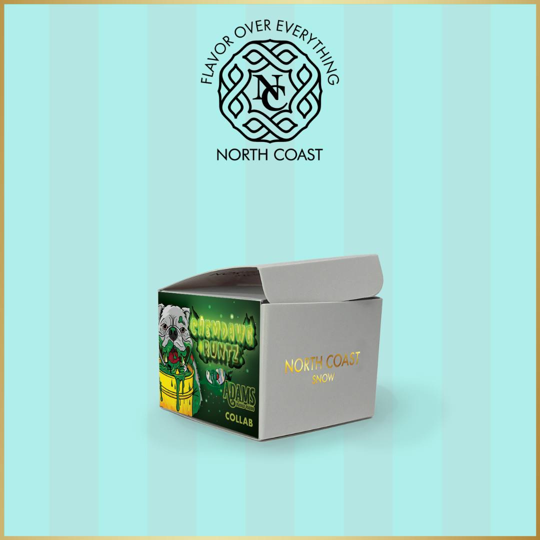 North Coast Chemdawg Runtz Snow Rosin 1G - North Coast