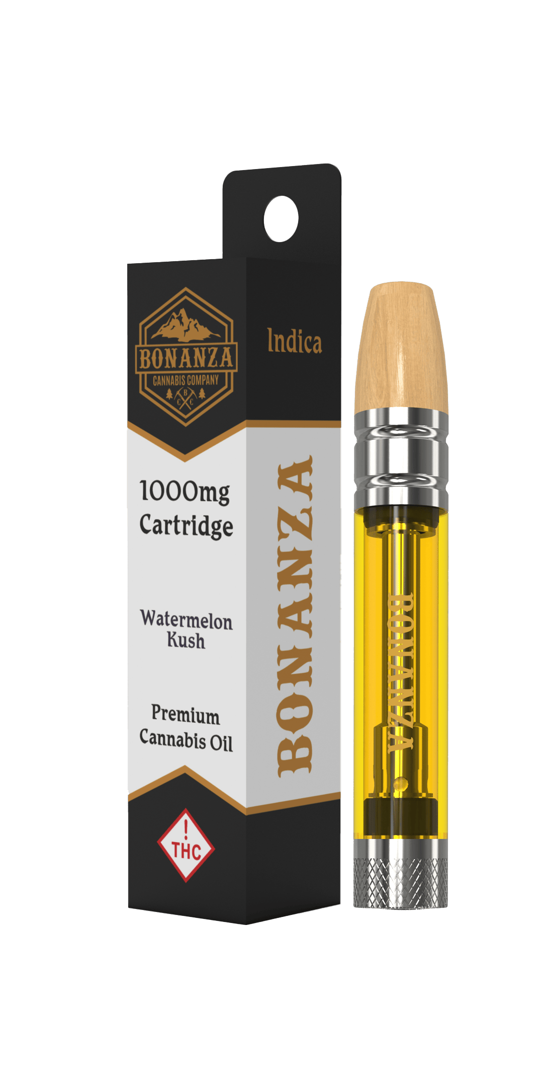 1000 MG Cartridge Watermelon Kush by Bonanza Cannabis Company