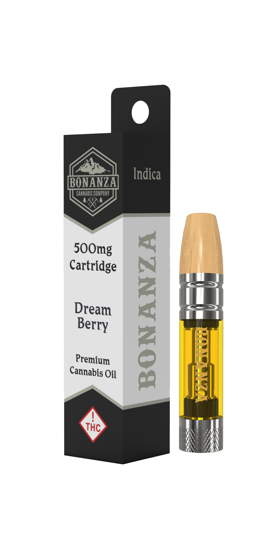 500 MG Cartridge Dream Berry by Bonanza Cannabis Company