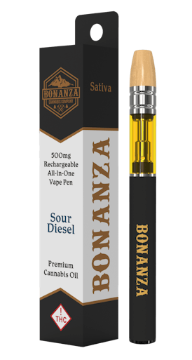 500 MG AIO Cartridge Sour Diesel