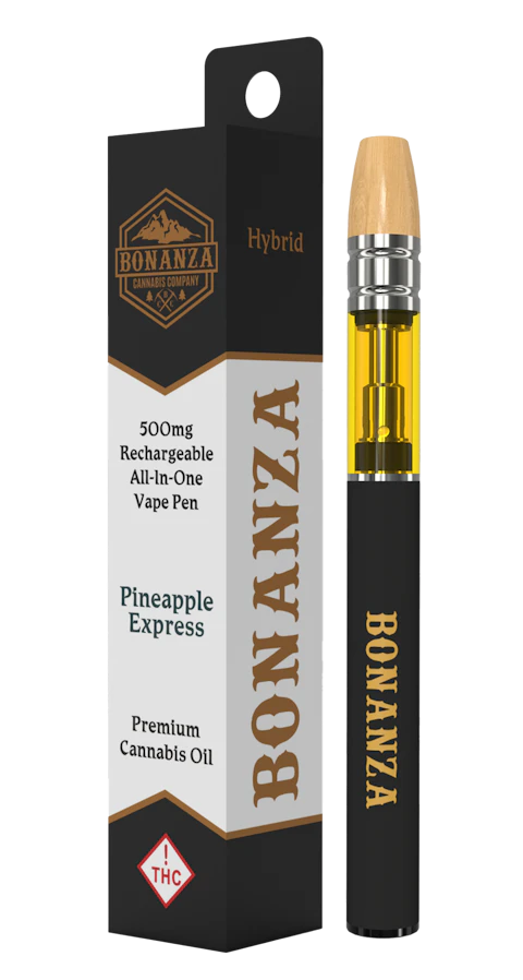 500 MG AIO Cartridge Pineapple Express — disposable listed on the Herbs 4 You menu
