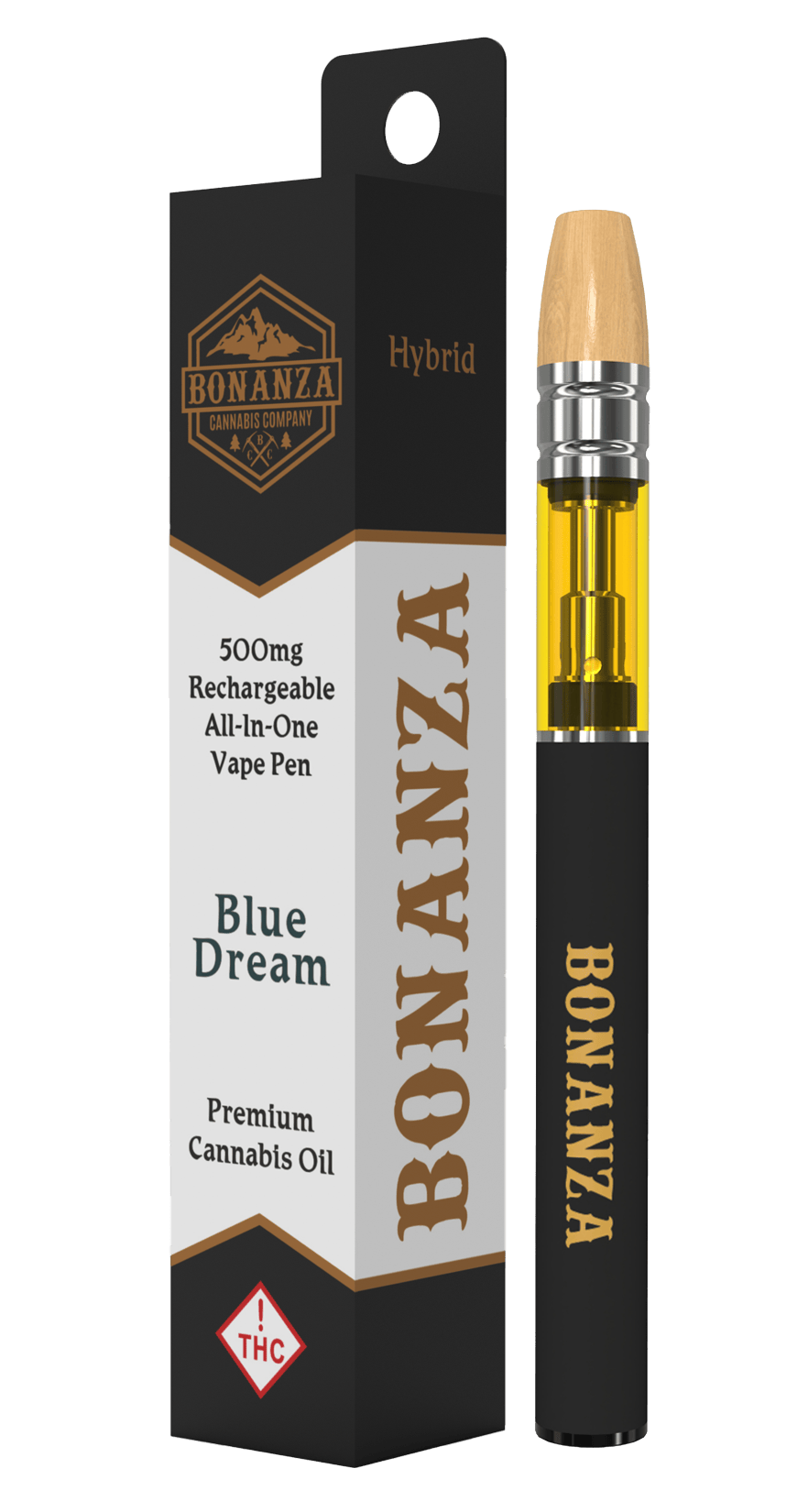 500 MG AIO Cartridge Blue Dream by Bonanza Cannabis Company