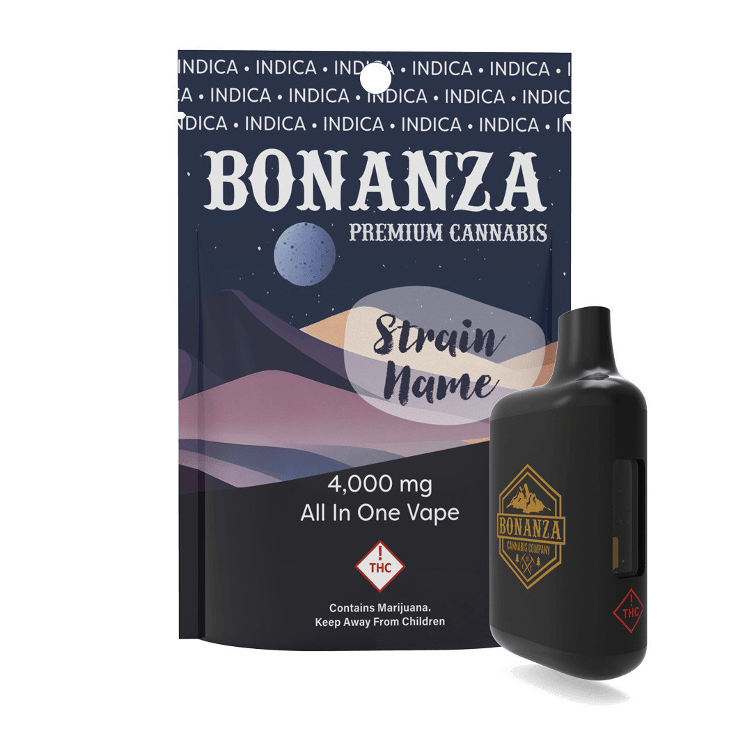 4000 MG Disposable Vape Watermelon Kush by Bonanza Cannabis Company