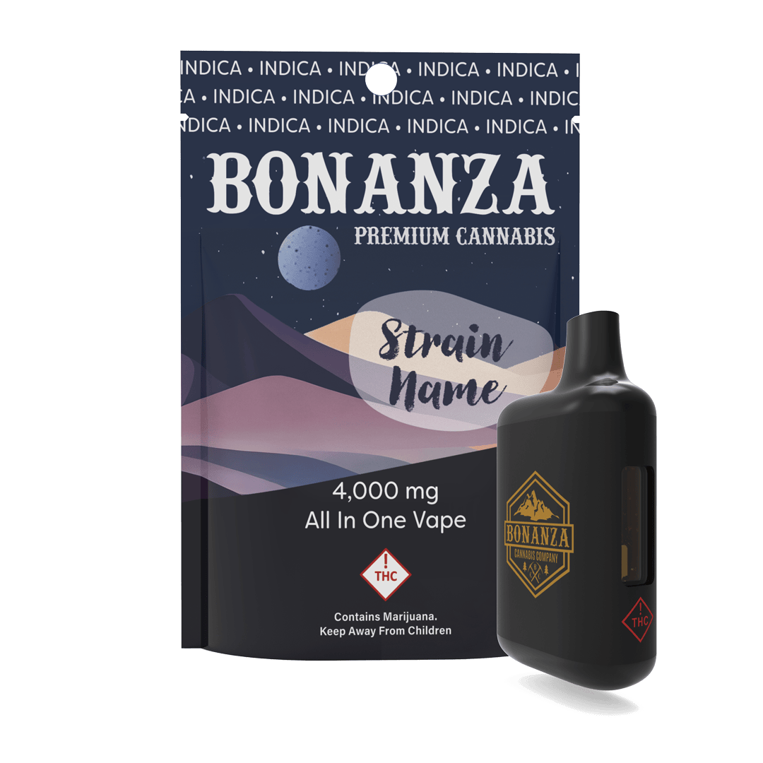 4000 MG Disposable Vape Papaya by Bonanza Cannabis Company
