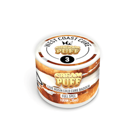 Cream Puff Live Rosin Cold Cure Badder - Tier 3