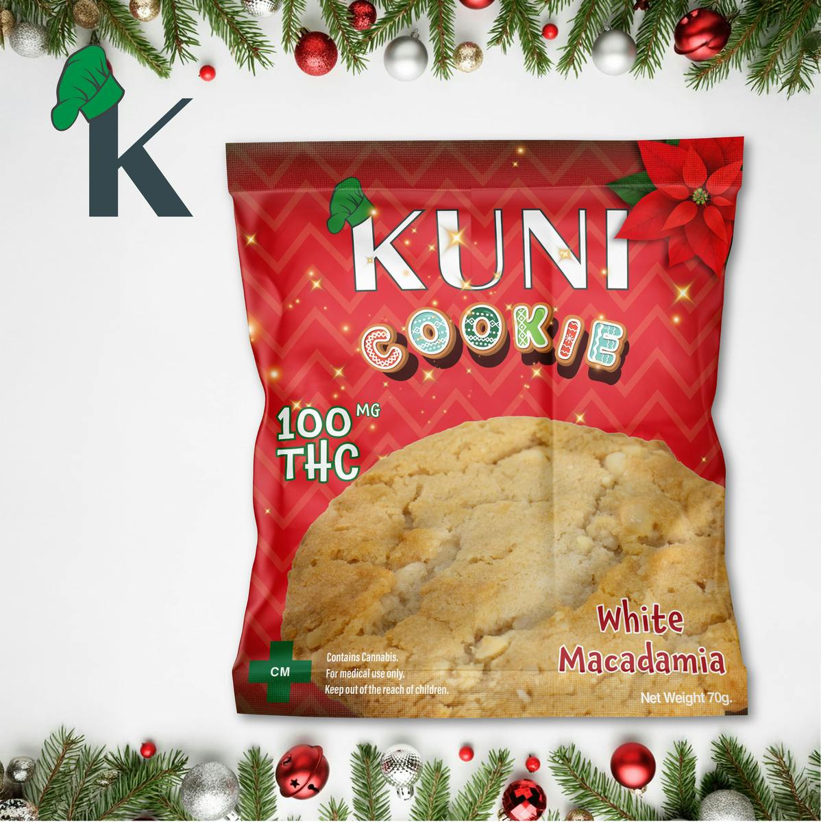 White Macadamia - 100mg - Kuni Seasonal