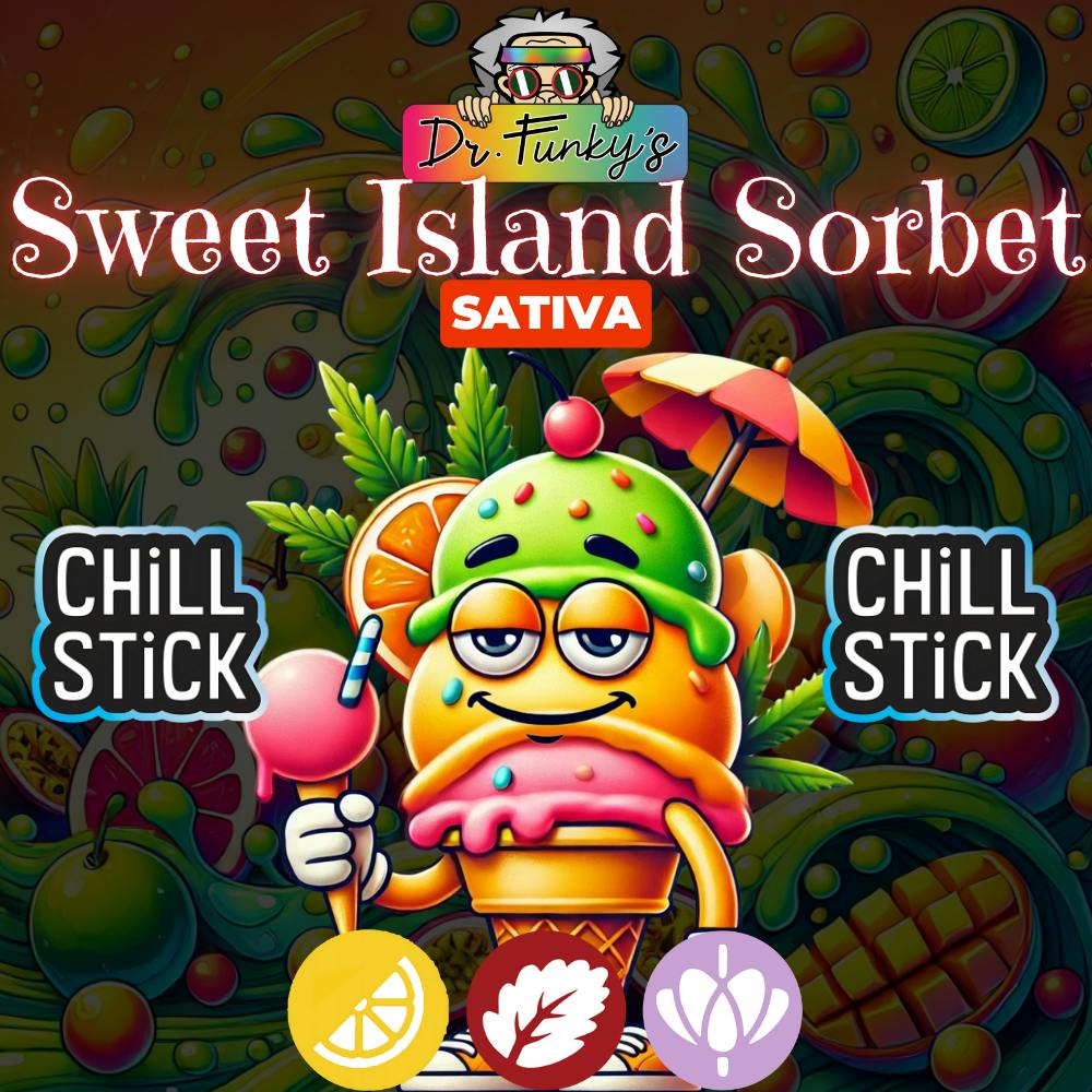 Dr. Funky's Chill Stick Sweet Island Sorbet 0.6g (Sativa)