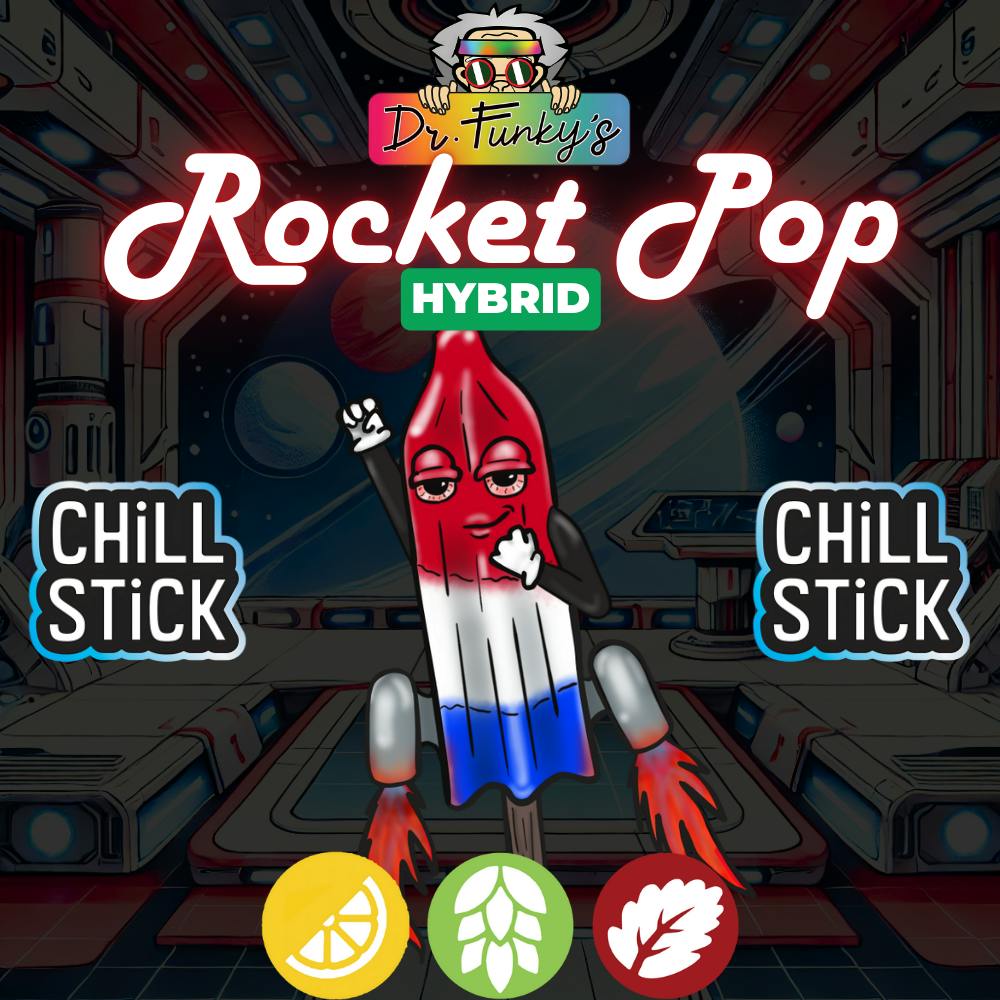 Dr. Funky's Chill Stick Rocket Pop 0.6g (Hybrid) by American Cannabis Company