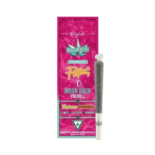 Presidential x Platinum 1g Moonrock Pre-Roll - Tropicana Cookies (Hybrid)