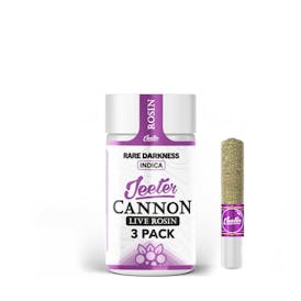 Jeeter Cannon Live Rosin - 3 Pack - Rare Darkness