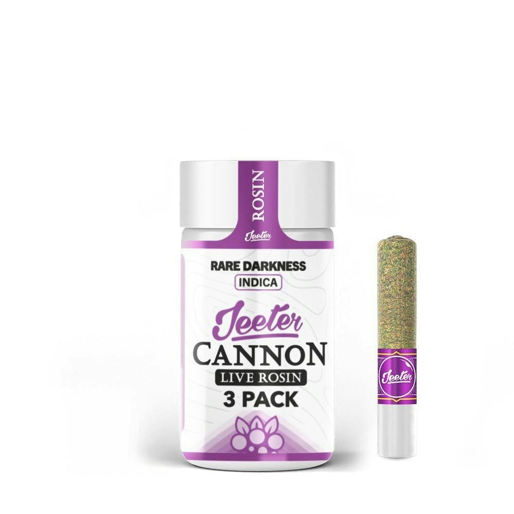 Rare Darkness | Live Rosin Cannons | Infused Minis | 0.5g each | 3pk