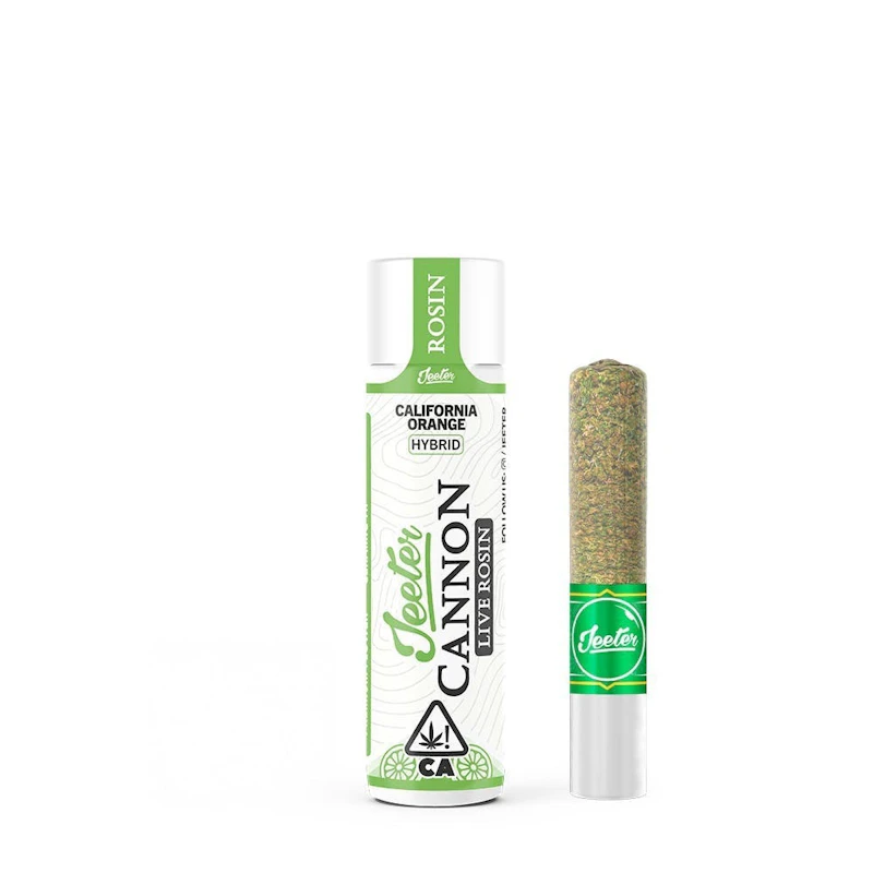 Jeeter California Orange · Live Resin Cannon · Infused Joint · 1.3g, Infused Pre-Rolls
