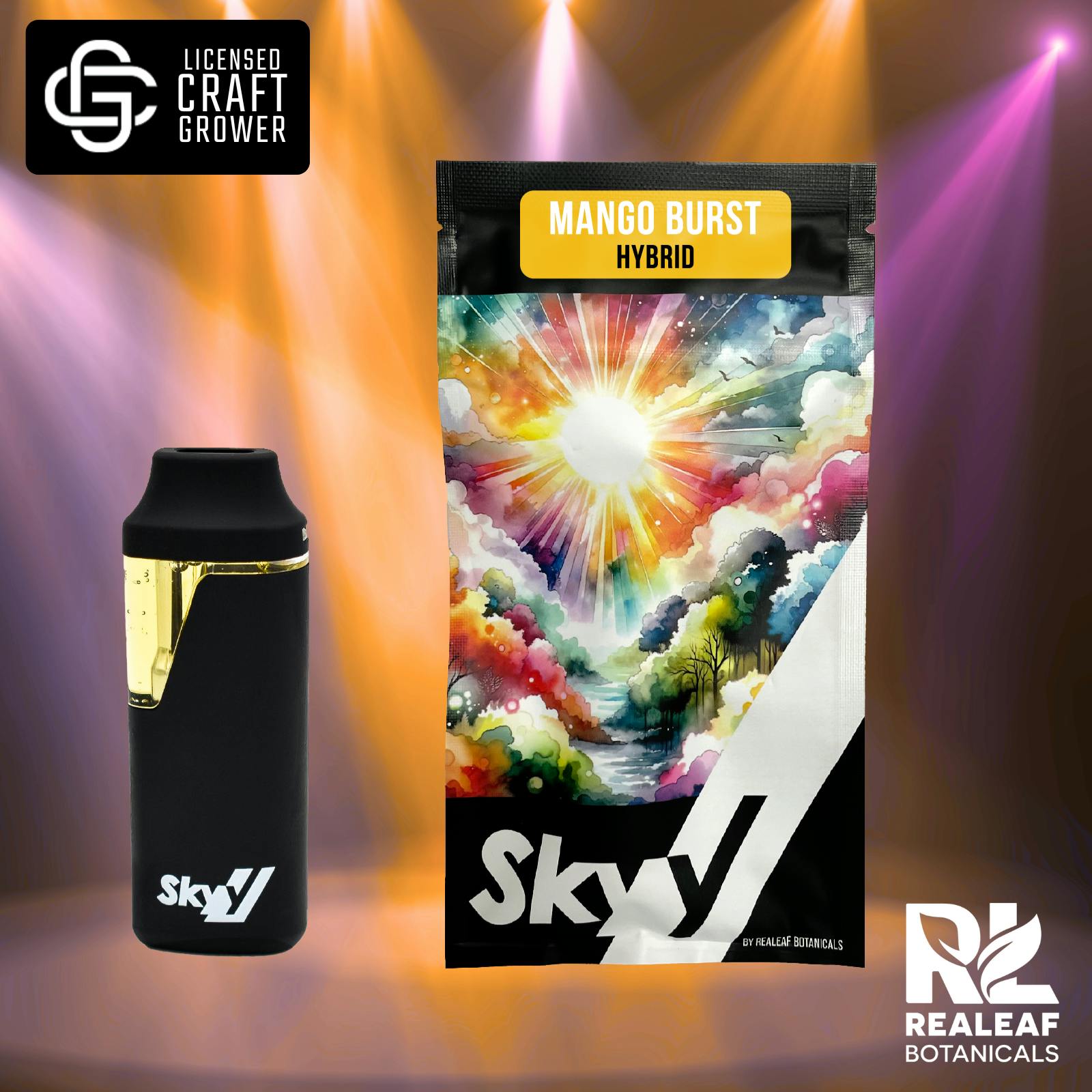 Mango Burst Disposable Pen 1.0g by Realeaf Botanicals