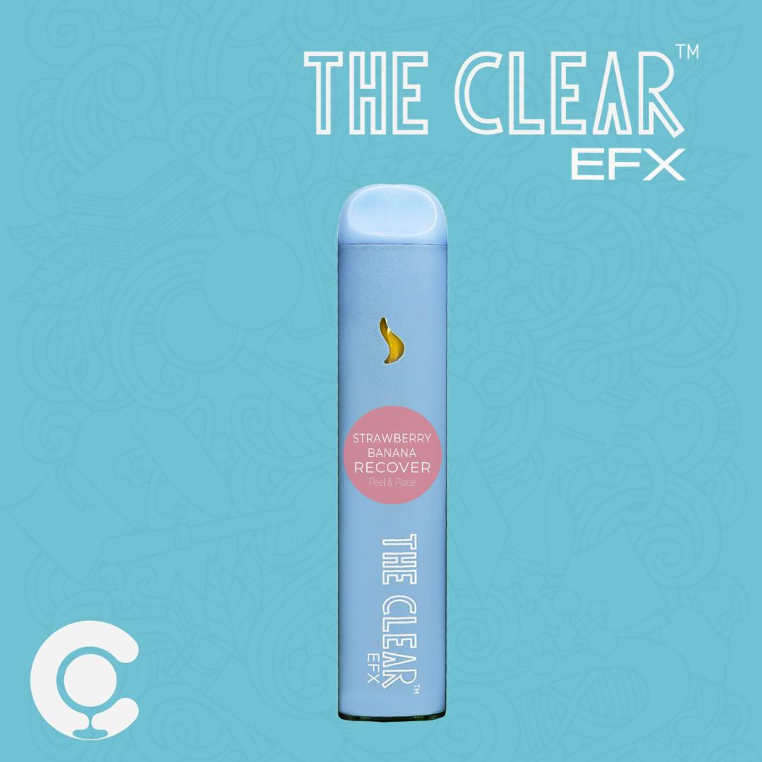 The CLEAR EFX All in One Vape 1000mg | Recover | Strawberry Banana by CLEAR Brands