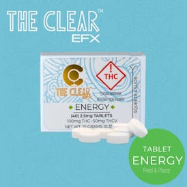 The CLEAR EFX Tablets 2.5mg - 40 Pack | Energy