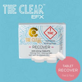 The CLEAR EFX Tablets 2.5mg - 40 Pack | Recover